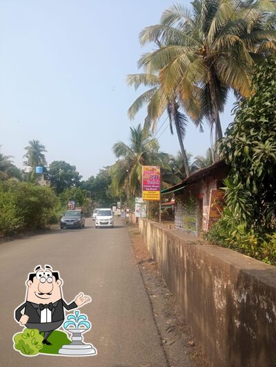 Enjoy the view at the outside area of Shyam,s Dam biryani