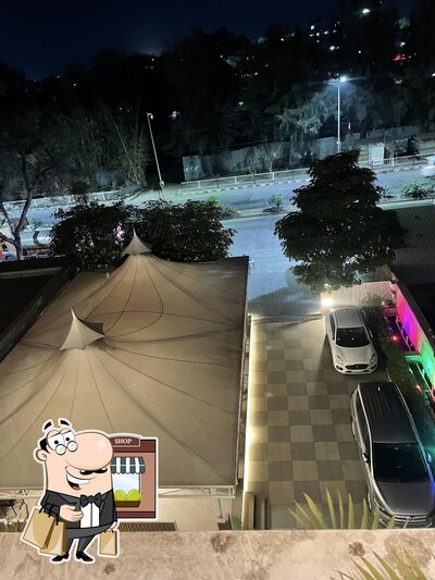 You can get some fresh air outside Hotel Ranjeet