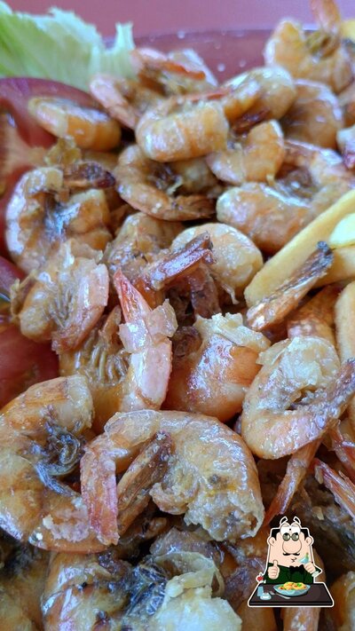 Comida em Oceanos Bar e Restaurante