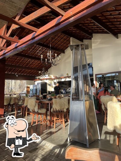O interior do Restaurante Vista Bela