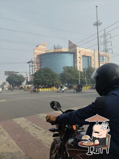 Enjoy the view outside Spicy N spice- MODI MALL