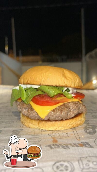 Consiga um hambúrguer no Burger do Rôla