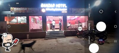 Enjoy the view at the outside area of Bandara Hotel