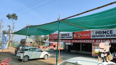 You can get some fresh air outside Prince Vaishano Hotel