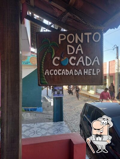 Desfrute da vista da área externa do Ponto da Cocada - Cocada da Help