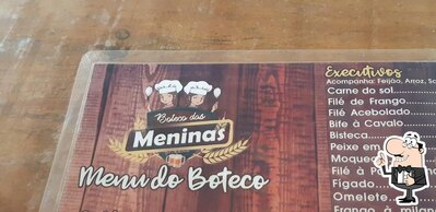 A representação gráfica da marca do Boteco Das Meninas