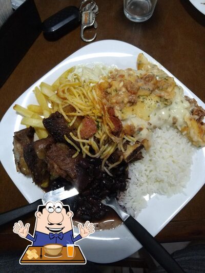 Comida em Restaurante e Lancheria D'fazenda