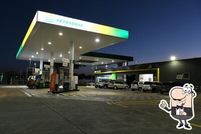 O exterior do Posto Petrobras