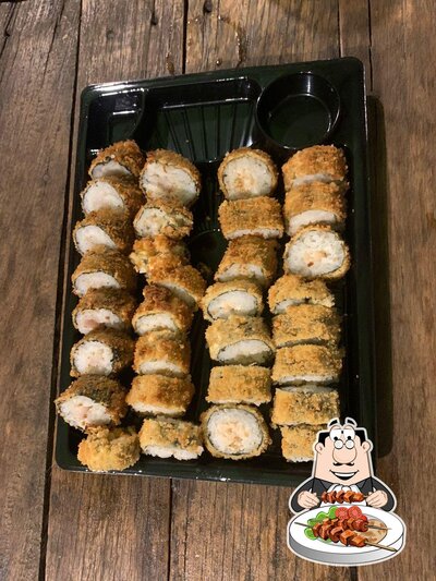 Platos en Sushi Jureia