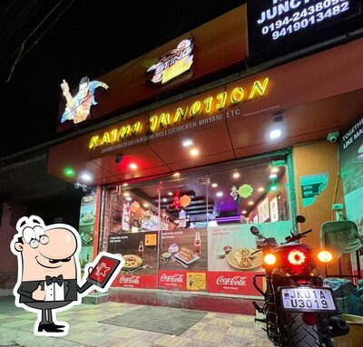 Check out the exterior of Kathi Junction Sanat Nagar