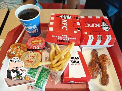Food at KFC Fish Shop