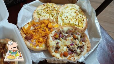 Platos en Piratas Pizzaria