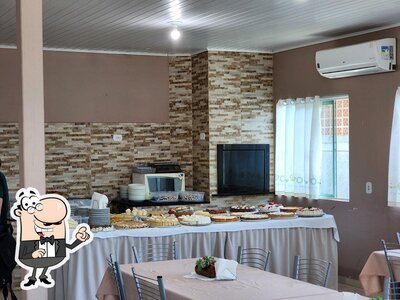 O interior do Bertha Kaffee
