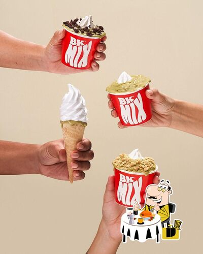 Comida em Burger King