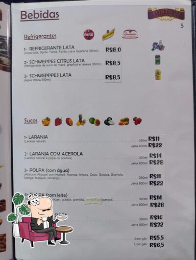 Veja imagens do interior do Pizzaria Ponto 20