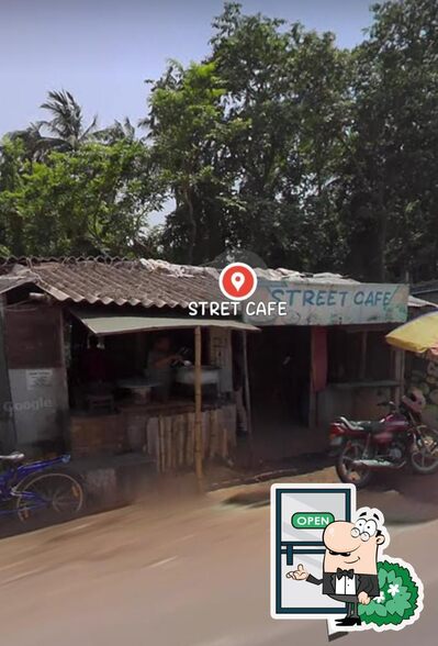 The outside part is an important feature of STRET CAFE
