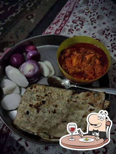 Food at Bhalla Dhaba