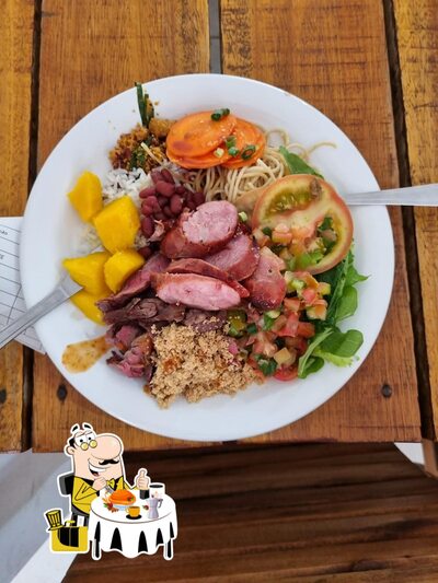 Comida em Pizzaria Pedra Azul e Restaurante