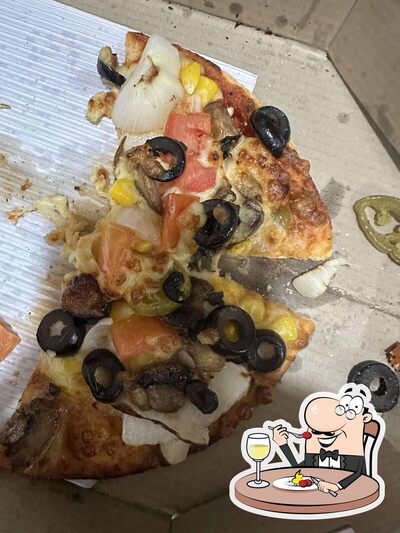Food at Domino's Pizza
