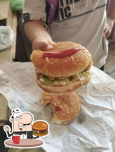 Try out one of the burgers available at Krispers
