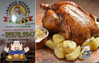 Comida em Frango Assado do Léo - Restaurante Lagoa Santa