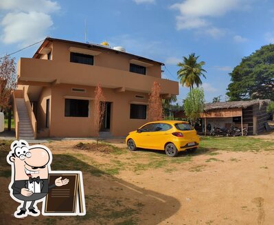 You can get some fresh air at the outside area of GREENSTONE RESORT Hampi