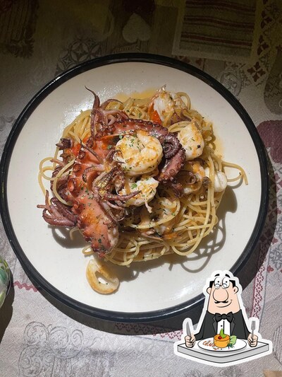 Comida em Restaurante do Italiano