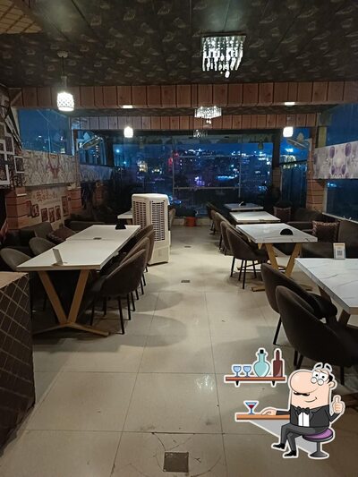 The interior of Anpadh Cafe and Restaurant