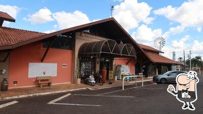 O exterior do Lanchonete e Restaurante Rei do Suco