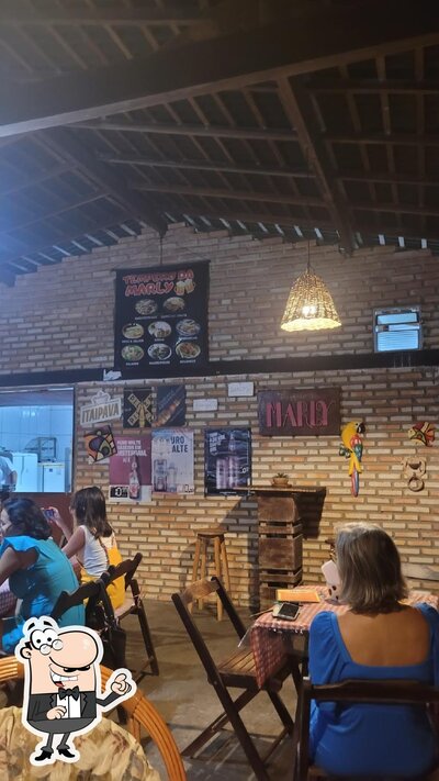 O interior do Tempero da Marly