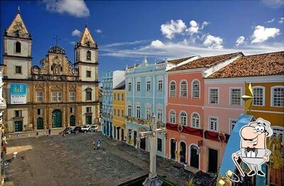 O exterior do Sobrado da Vila