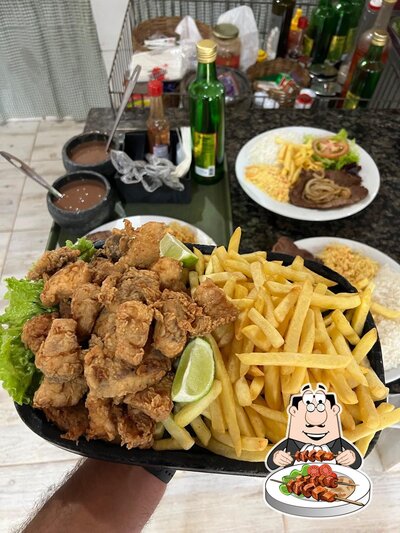 Platos en Pousada do Mario