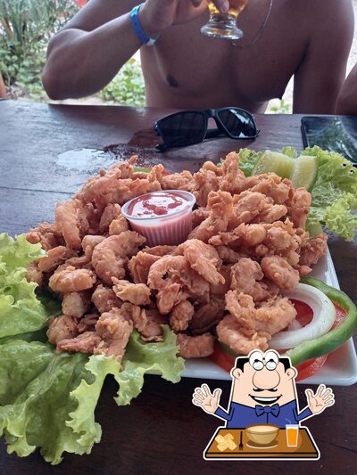 Comida em Paraíso Beach