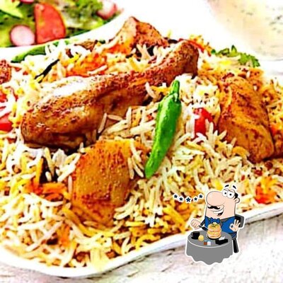 Food at Edwin Biryani Hotel