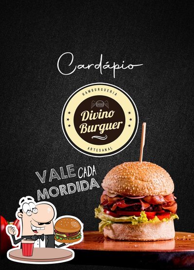 Divino Burguer oferece uma variedade de opções para os amantes dos hambúrgueres