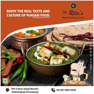 Food at The Ritu's Restaurant