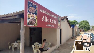 O exterior do Restaurante Alto Coité