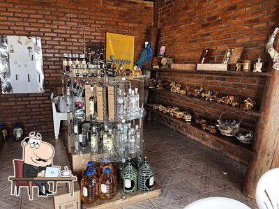 O interior do Rancho Sucuri