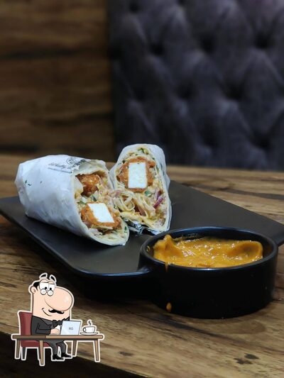 The interior of Absolute Shawarma