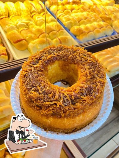 Comida em Panificadora Doce Pão