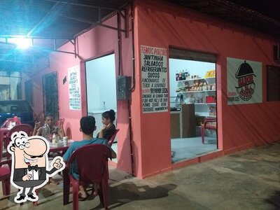 O interior do Sabor da Esquina