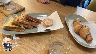 Gli interni di Hop Caffe