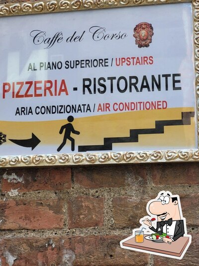 Platti al pizzeria il corso