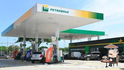 O exterior do Posto Petrobras