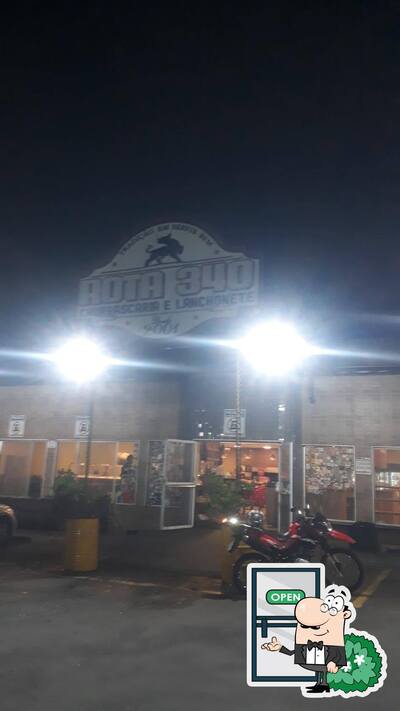 Você pode espairecer no exterior Churrascaria e Lanchonete Rota 340