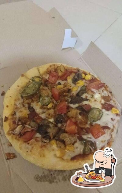 Pick various types of pizza