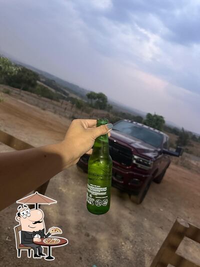 Você pode espairecer no na área externa do Bar do Trevinho