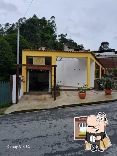 O exterior do Cafeteria Café com fé