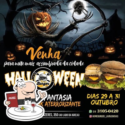 Comida em Home Burger