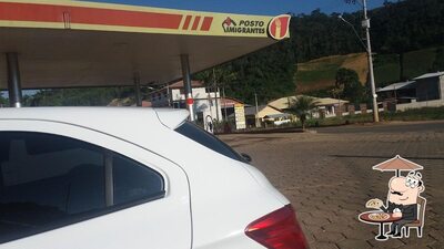 Você pode espairecer no na área externa do Posto Imigrantes Petrobras